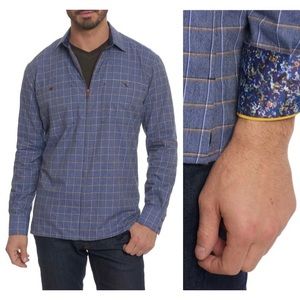 Robert Graham Auburn Check Shirt Jacket-Sz M